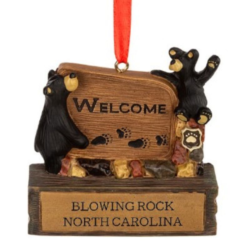 Blowing Rock Welcome Sign Ornament